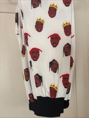 TUPAC SNOOP BIGGIE PJ pants super cute and soft NEVER WORN